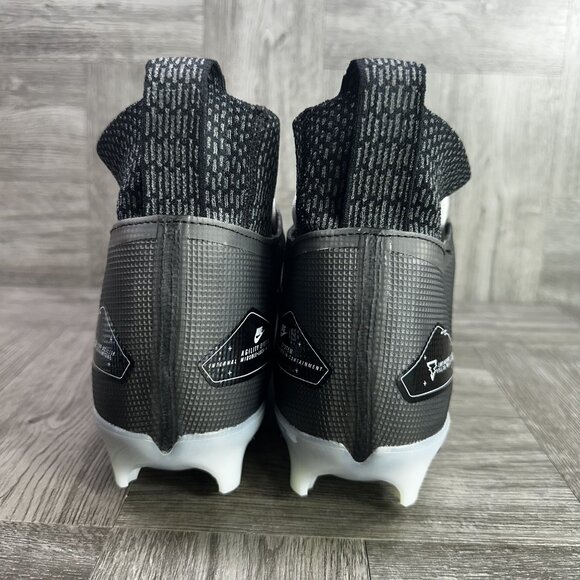 Nike Alpha Menace Elite 3 Men's size 10 Detachable Football Cleat Black DR5956-0 - Picture 6 of 8